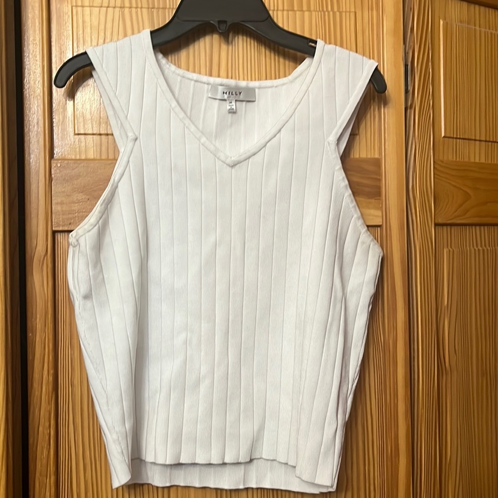 MILLY white top - Medium